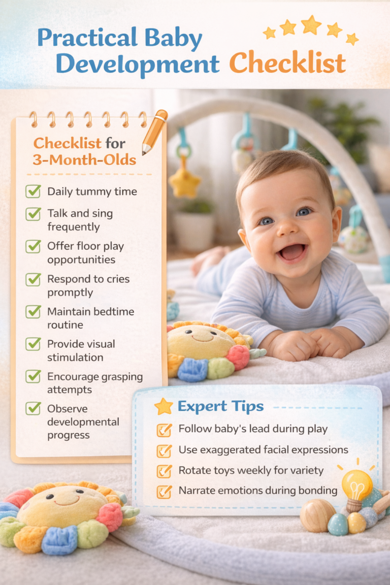 baby development 3 months parent interaction