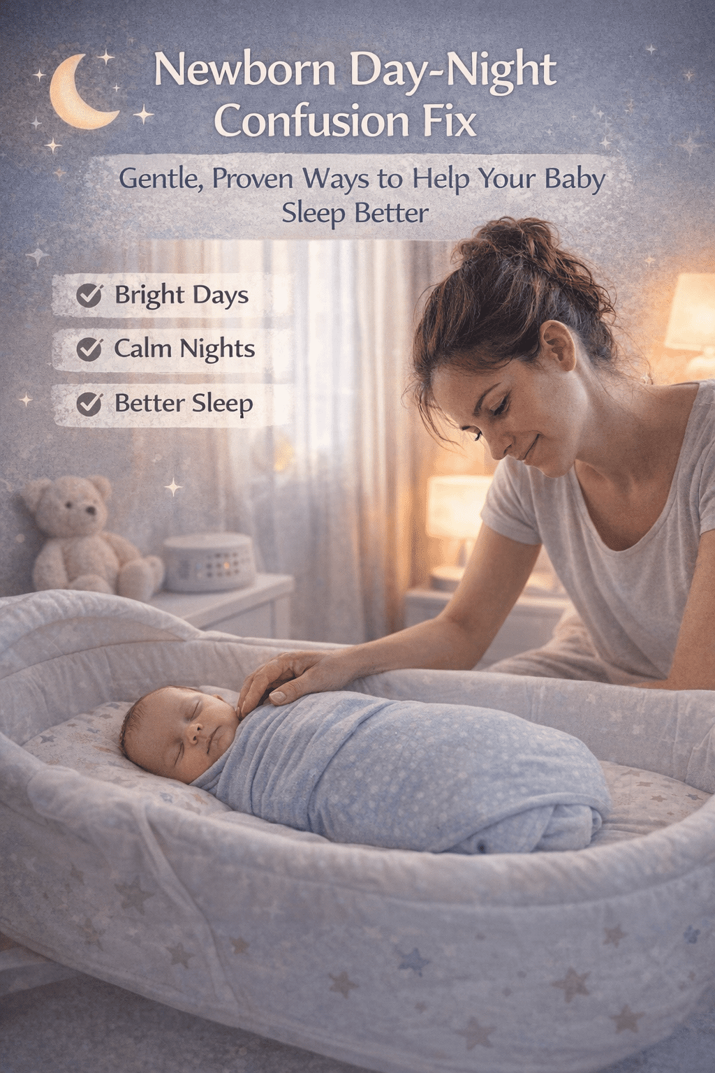 newborn day night confusion fix checklist for parents