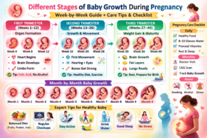 month by month baby growth during pregnancy diagram