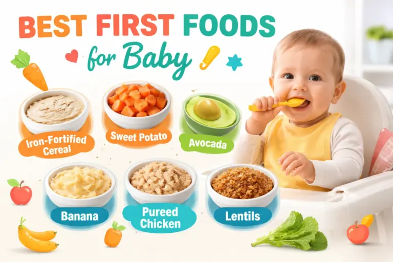 best first foods for baby feeding tips