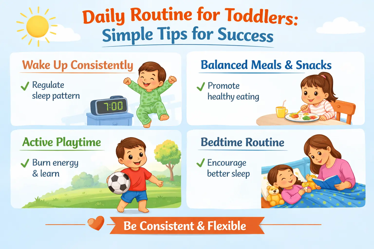 daily routine for toddlers play and learning time
