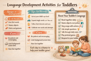 language development activities for toddlers daily routine learning