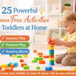 creative screen free activities for toddlers at home