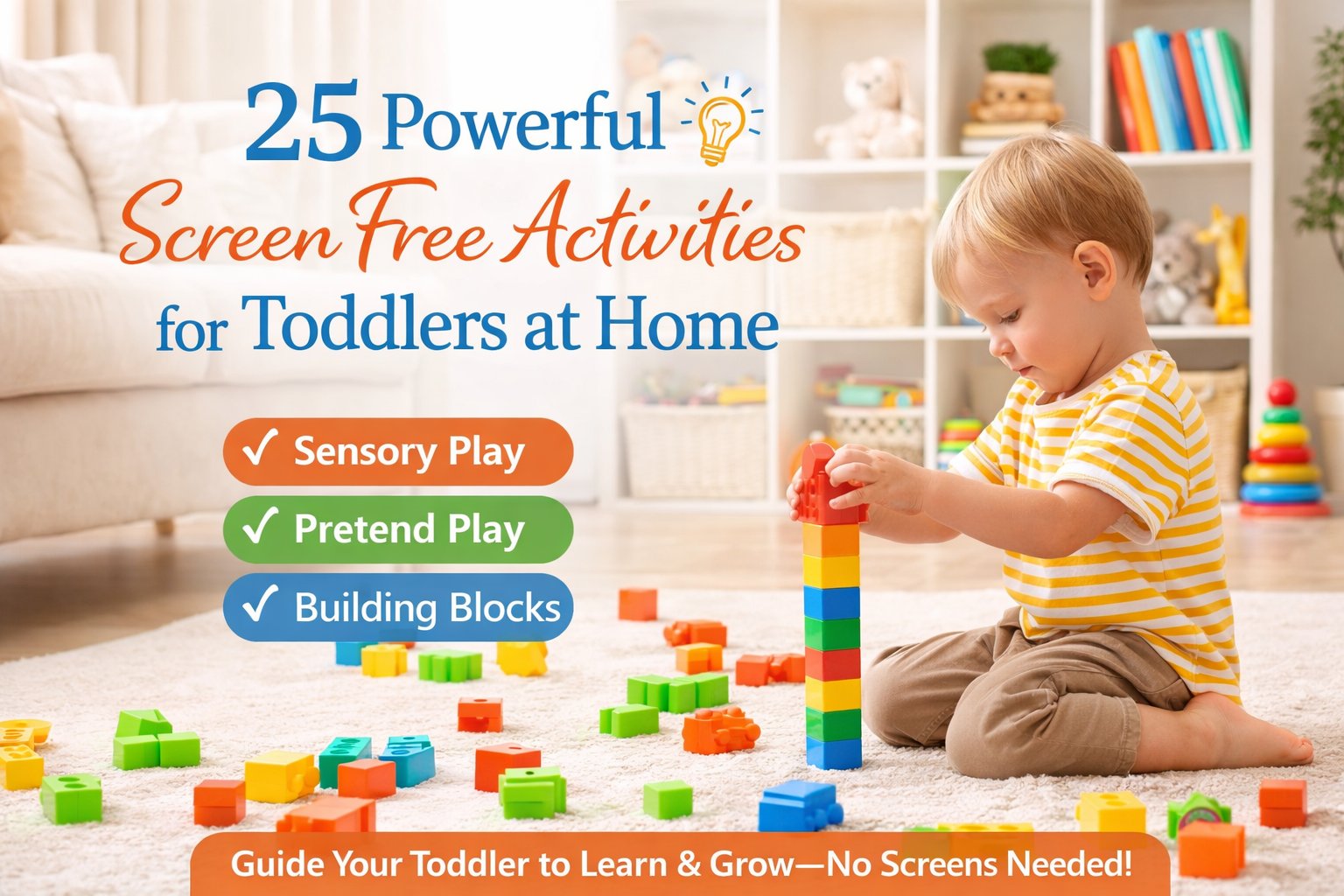 creative screen free activities for toddlers at home