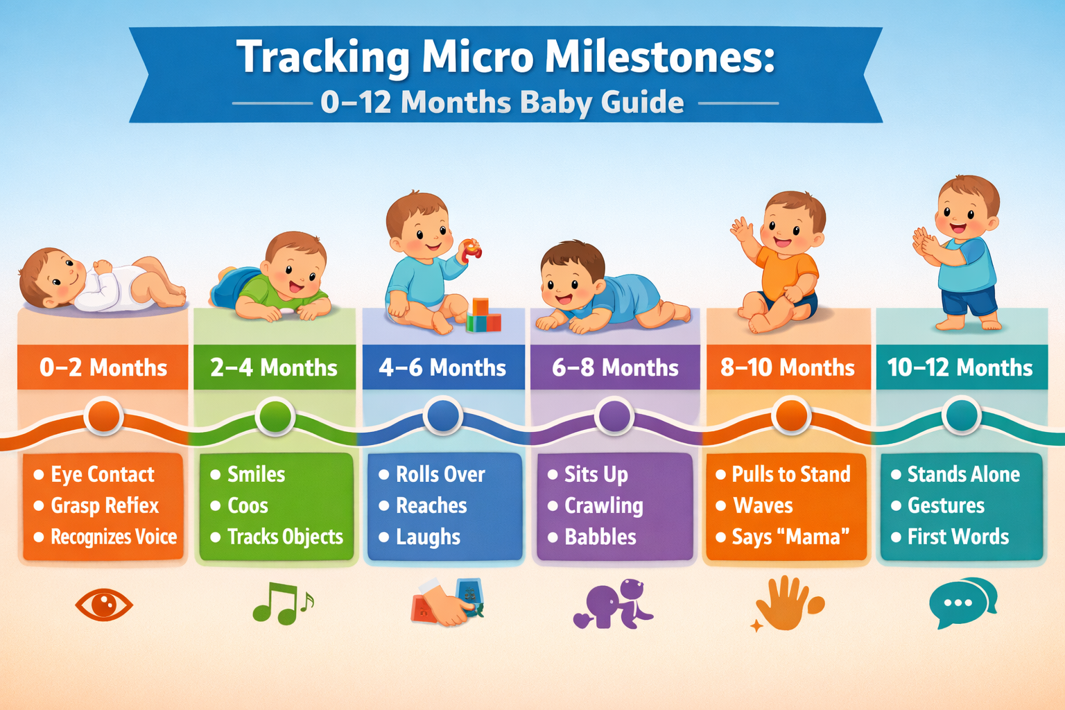 tracking micro milestones 0–12 months baby guide
