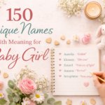 nature inspired unique names with meaning for baby girl