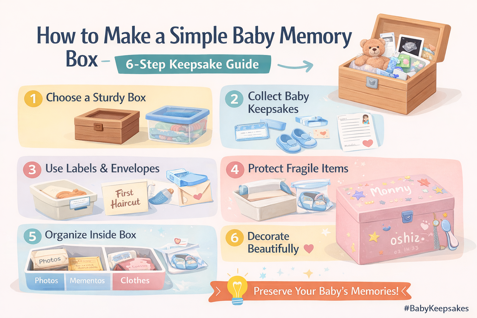 baby keepsake box ideas for parents