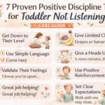 Toddler learning through positive discipline toddler not listening techniques