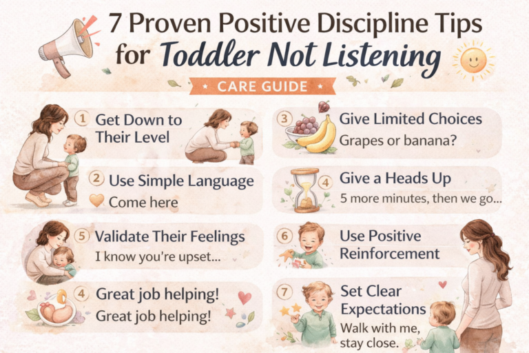 Toddler learning through positive discipline toddler not listening techniques