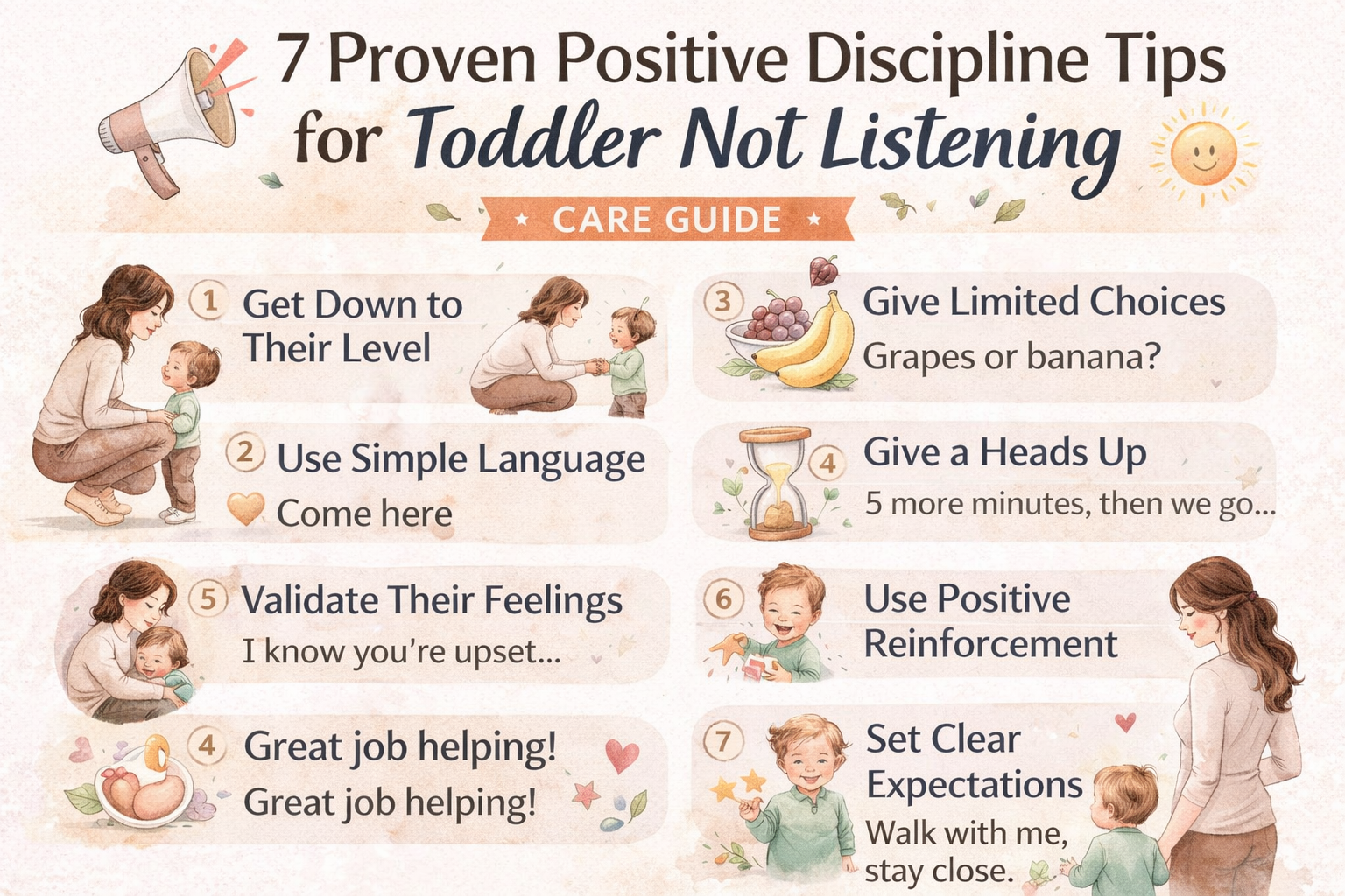 Toddler learning through positive discipline toddler not listening techniques