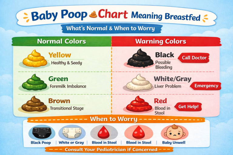baby poop color chart meaning breastfed warning colors