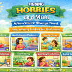 finding hobbies as a mum when you're always tired relaxing ideas