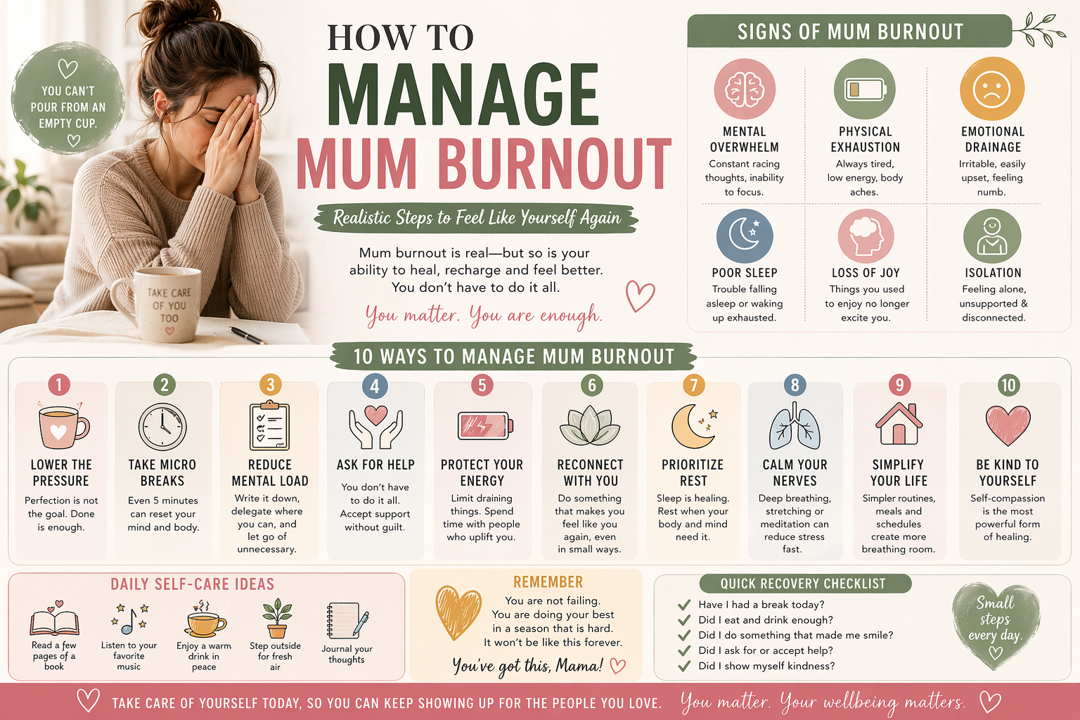 what to do when you're burnt out as a mum