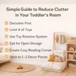 clutter-free toddler room setup