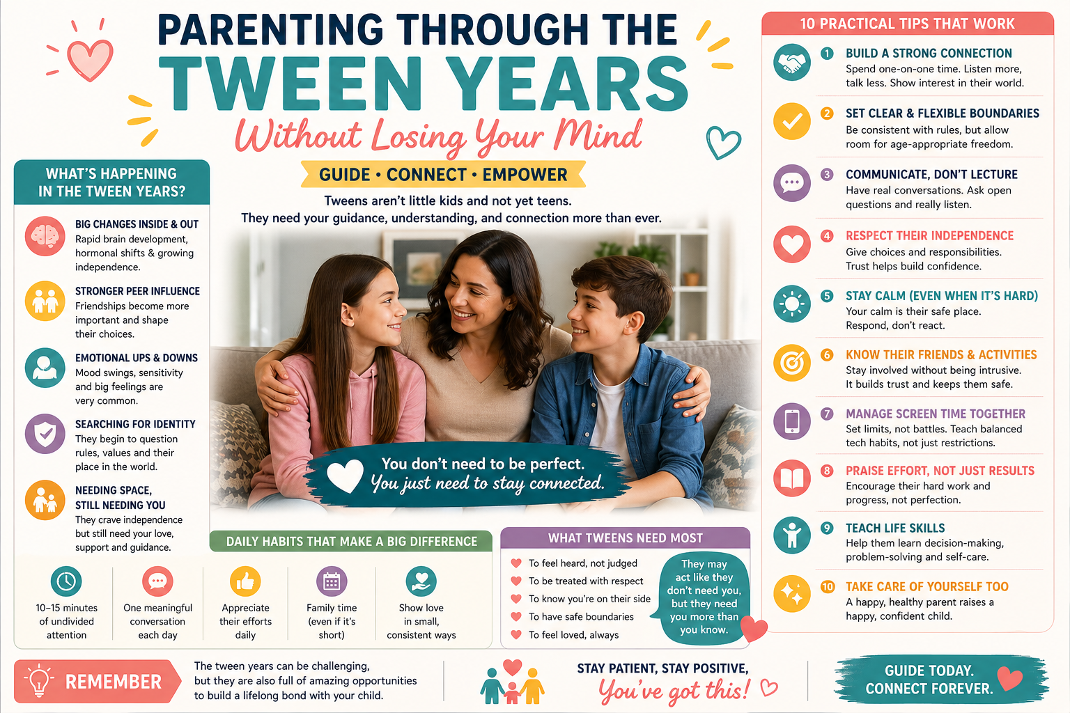 parenting through the tween years