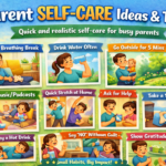 realistic self-care ideas for parents with zero time breathing exercise