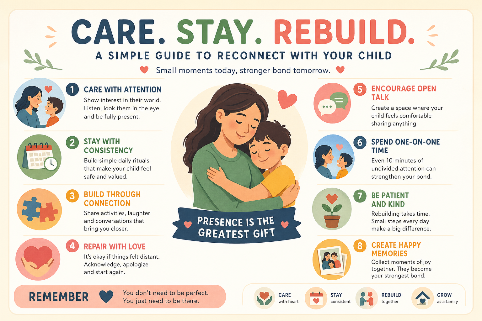 reconnecting with kids after work stress