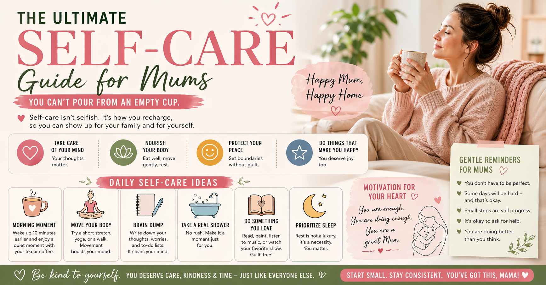 relaxation ideas for tired mums