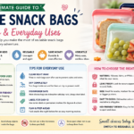 best reusable snack bags for daycare flat lay parent guide