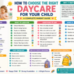 'How to choose the right daycare for your child: parent and toddler arriving at a welcoming nursery'