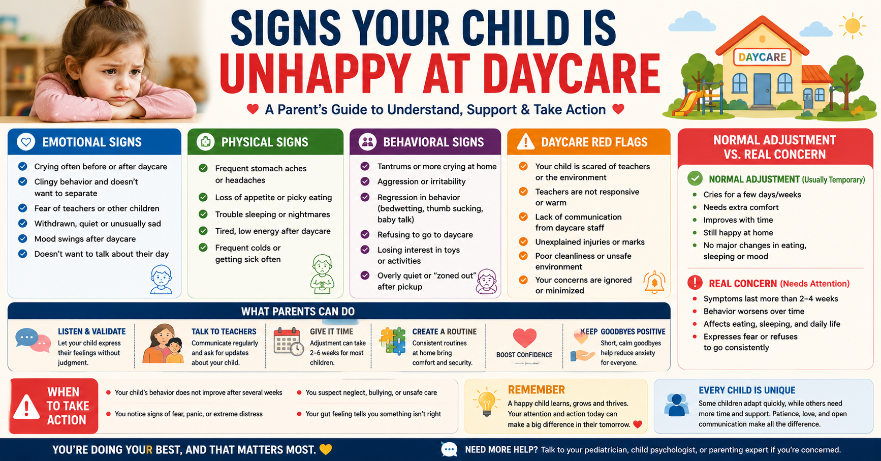 signs your child is unhappy at daycare lonely child classroom