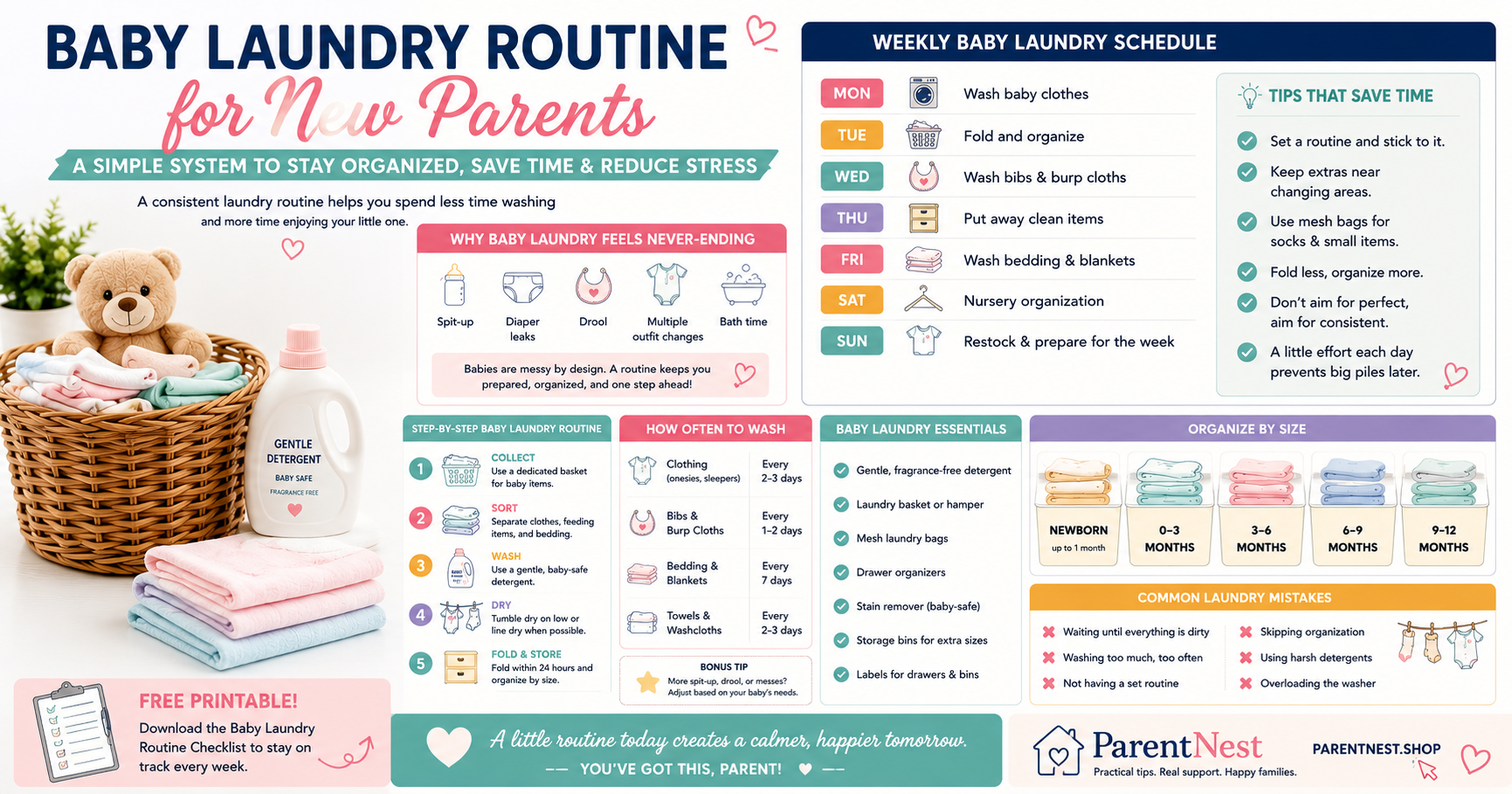 baby laundry tips for new parents