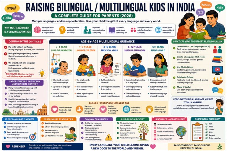 Raising Bilingual Multilingual Kids in India: A Complete Guide for Parents