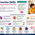 Child following illustrated morning routine checklist