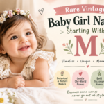 rare vintage baby girl names starting with M guide