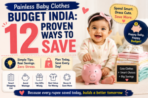 how much to spend on baby clothes first year India