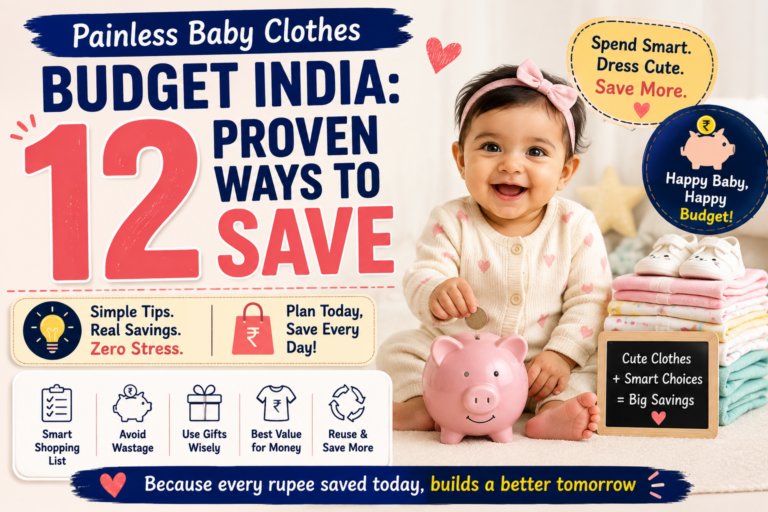 how much to spend on baby clothes first year India