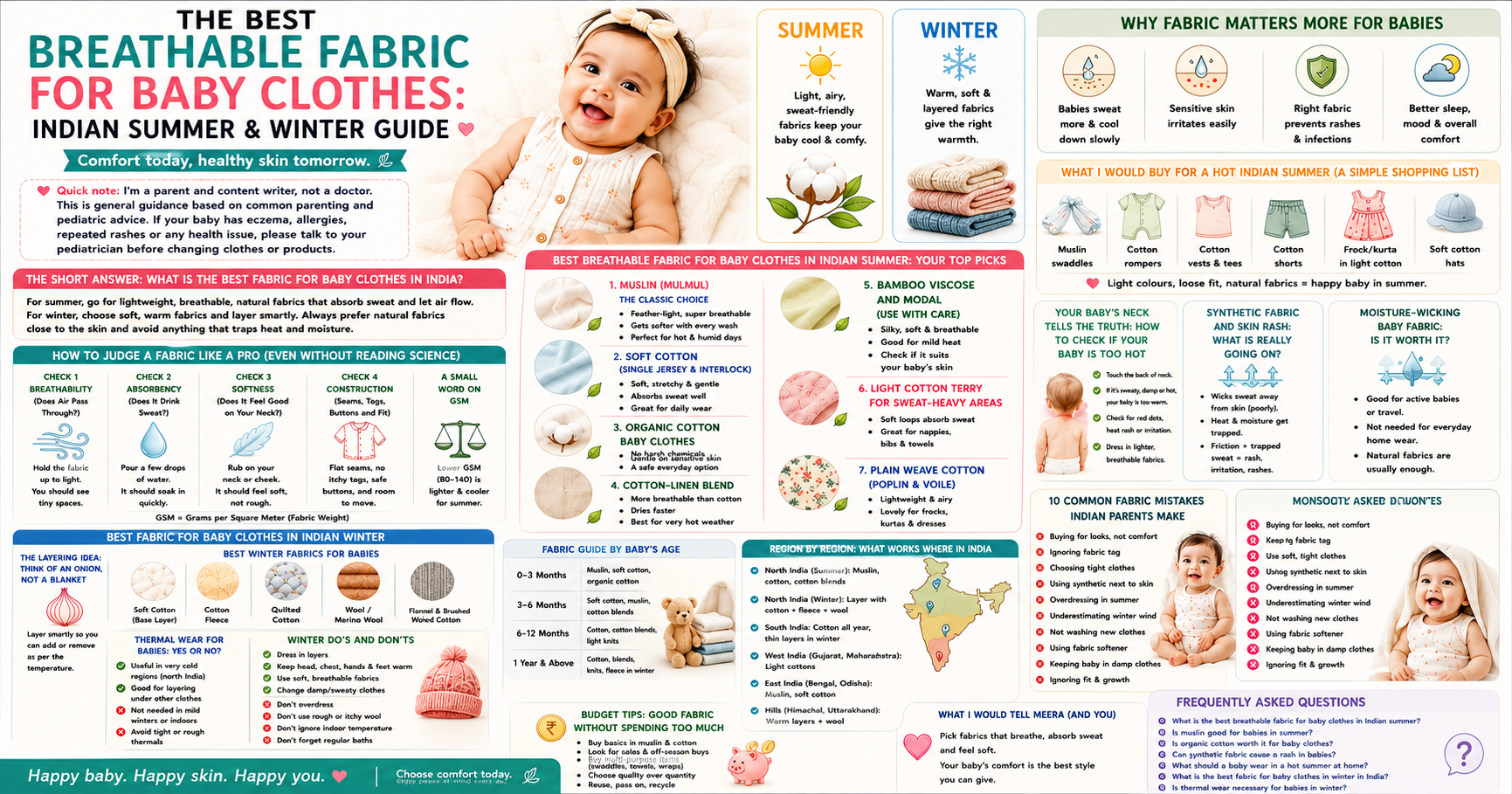 best breathable fabric for baby clothes comparison