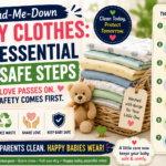 hand-me-down baby clothes before washing