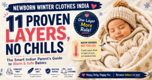 newborn winter clothes India layering guide
