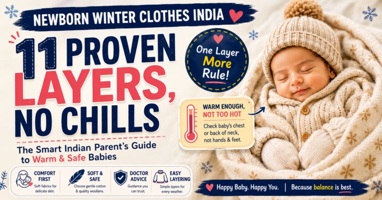 newborn winter clothes India layering guide